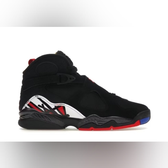 ⚫️  Jordan 8 Retro Playoffs Streetwear/Basketball Shoes Size 4 Youth/5.5 Wom… - Picture 6 of 11